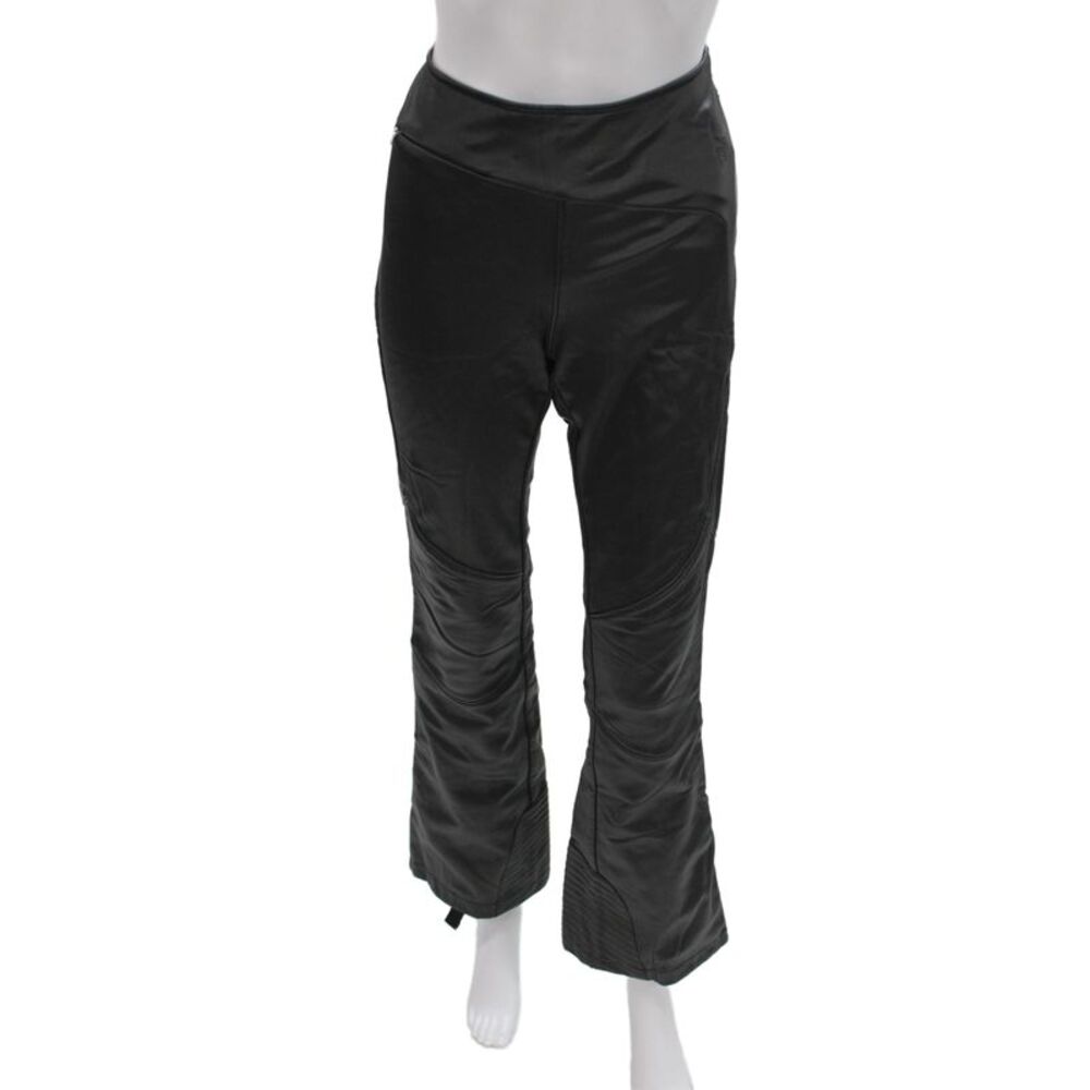 Spyder Womens Snow Pants Black Polyester Ski Zip Size 6